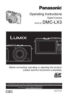 Panasonic Lumix Dmc-gf6 User Manual